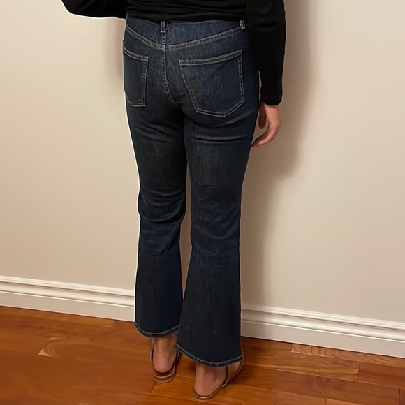 Uniqlo Dark Wash Kick Flare Denim - Picture 8 of 8
